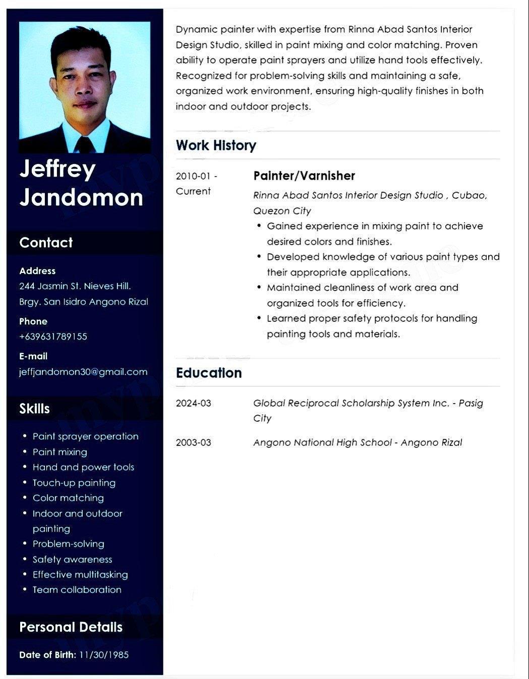 Jeffrey Jandomon