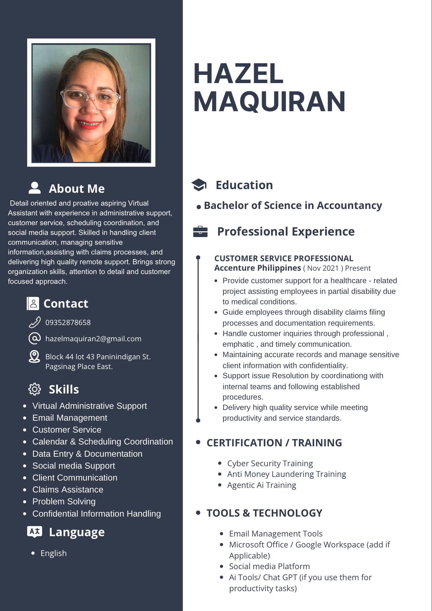 HAZEL MAQUIRAN