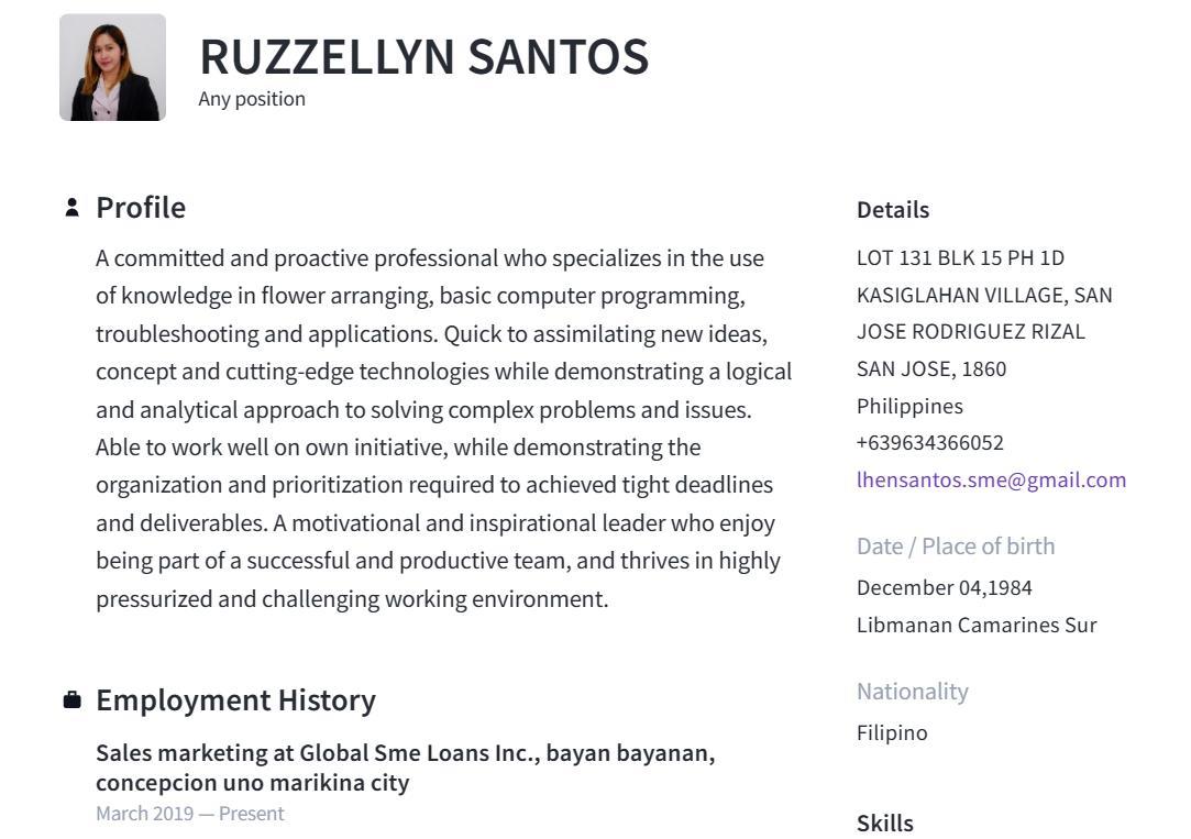 RUZZELLYN SANTOS