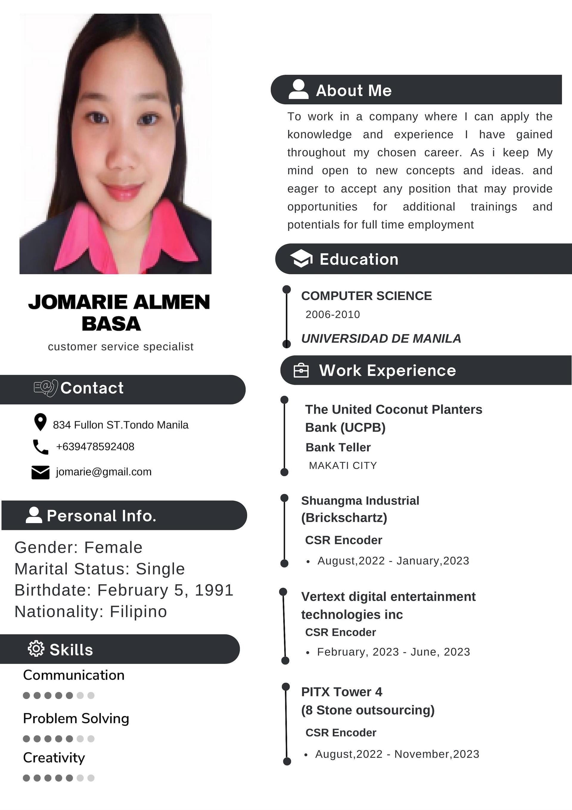JOMARIE ALMEN BASA